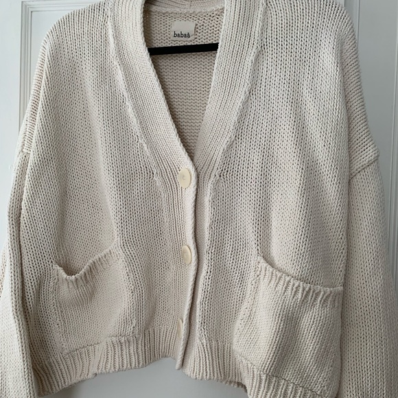 BABAA Cardigan No 22 in Natural - Picture 6 of 6